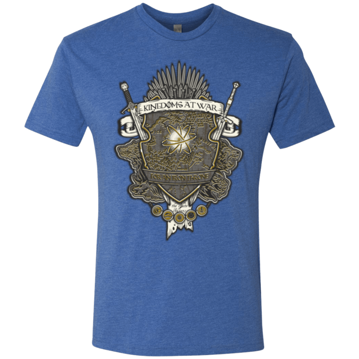 T-Shirts Vintage Royal / Small Crest of Thrones Men's Triblend T-Shirt