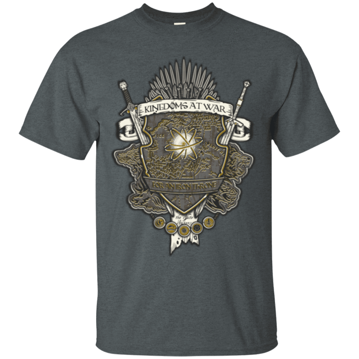 T-Shirts Dark Heather / Small Crest of Thrones T-Shirt