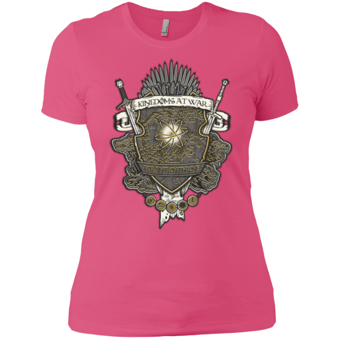 T-Shirts Hot Pink / X-Small Crest of Thrones Women's Premium T-Shirt