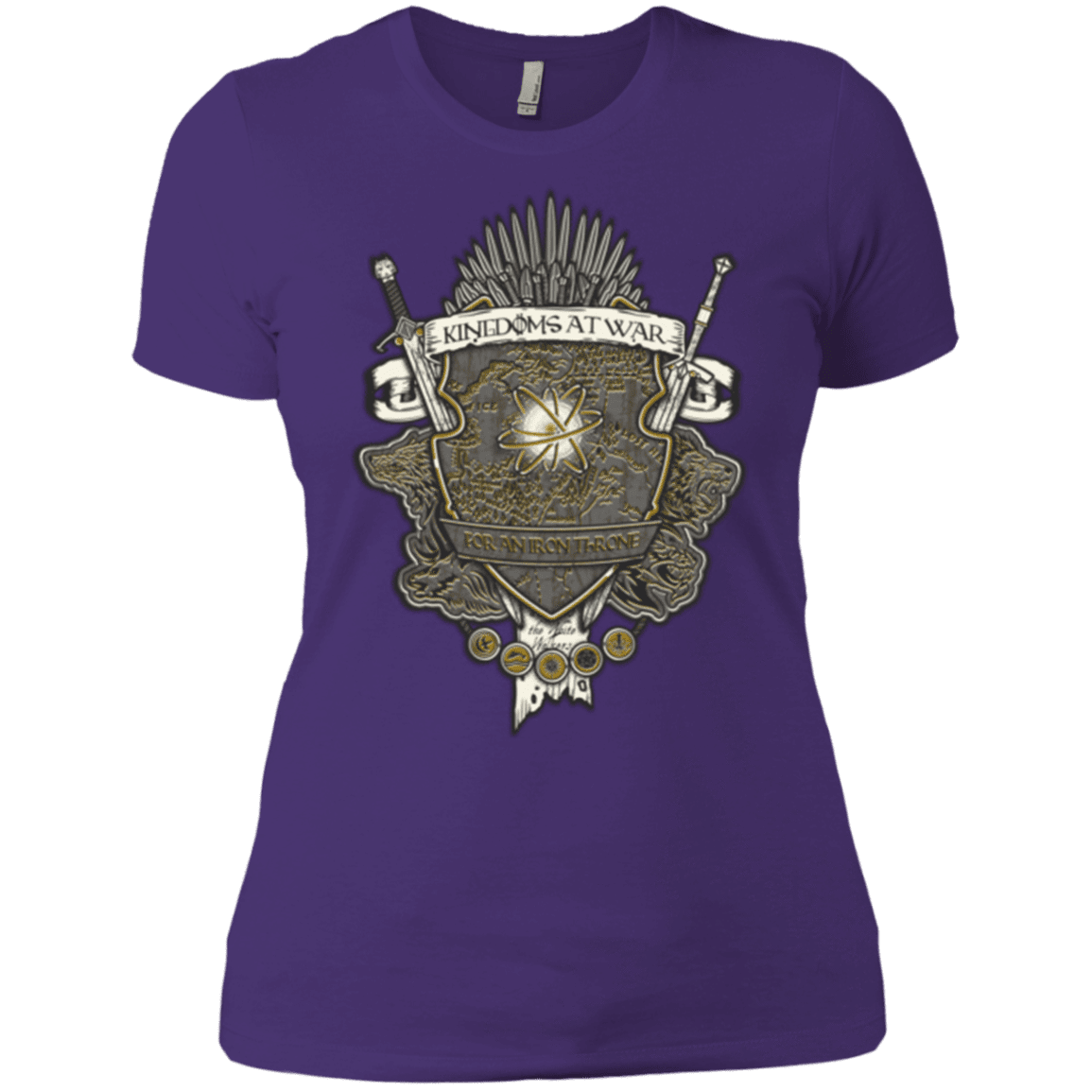 T-Shirts Purple / X-Small Crest of Thrones Women's Premium T-Shirt