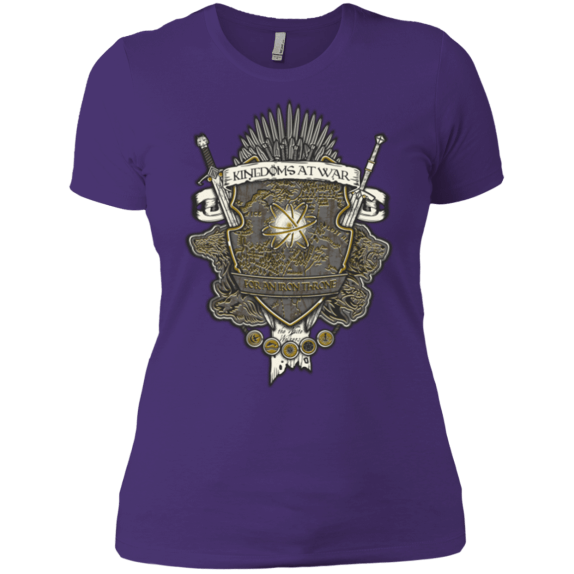 T-Shirts Purple / X-Small Crest of Thrones Women's Premium T-Shirt