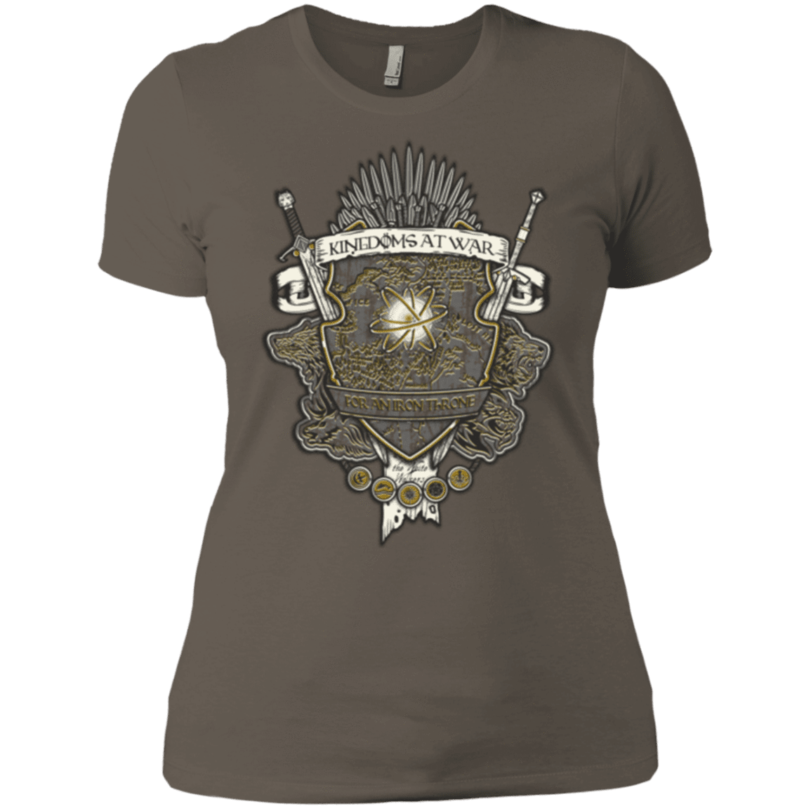 T-Shirts Warm Grey / X-Small Crest of Thrones Women's Premium T-Shirt