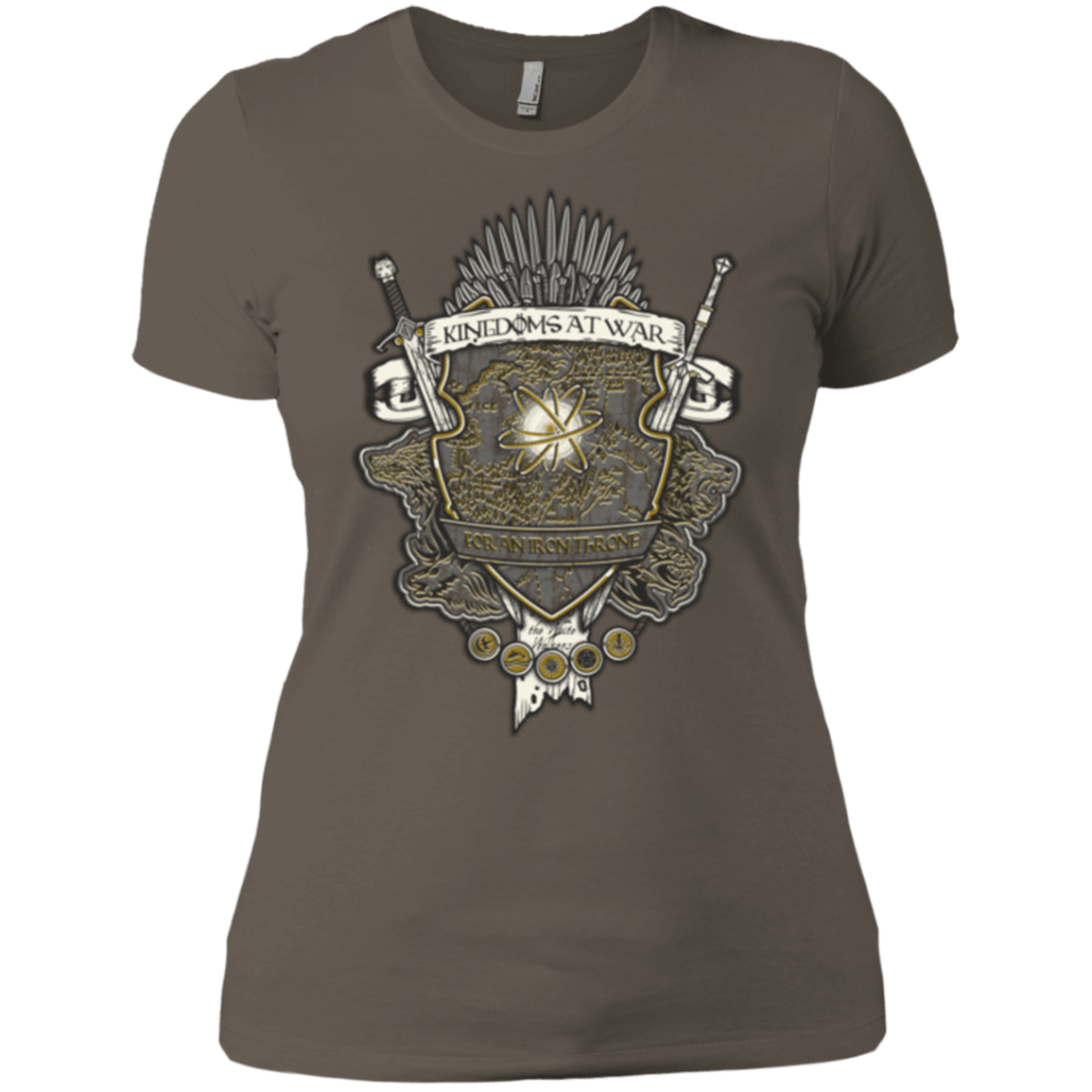 T-Shirts Warm Grey / X-Small Crest of Thrones Women's Premium T-Shirt
