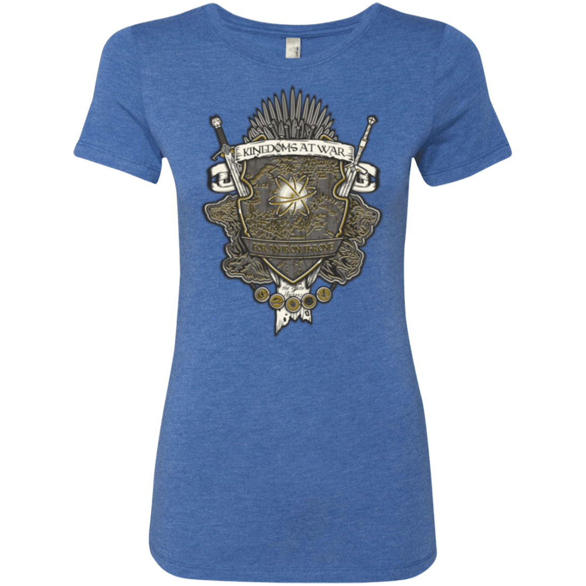 T-Shirts Vintage Royal / Small Crest of Thrones Women's Triblend T-Shirt
