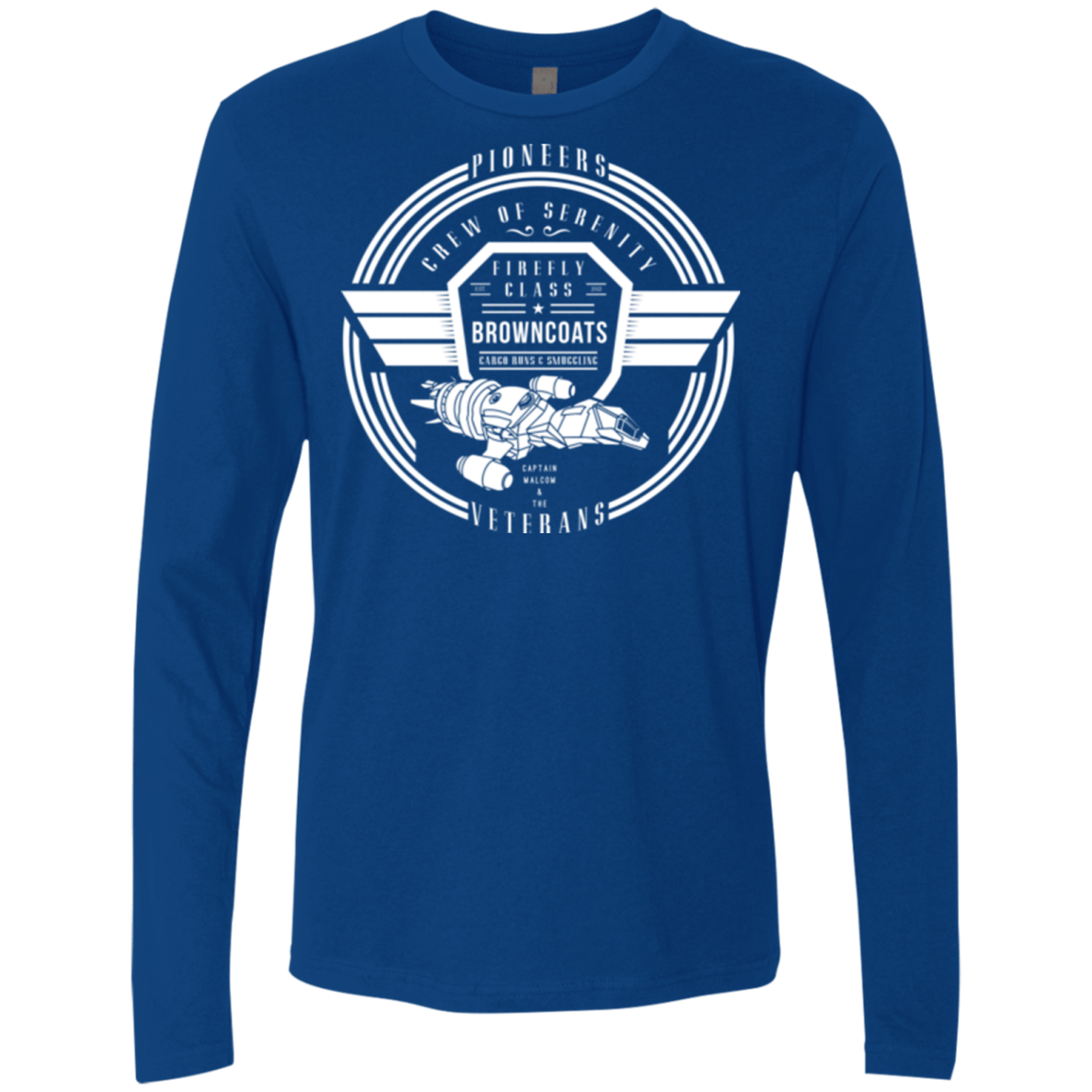 T-Shirts Royal / Small Crew of Serenity Men's Premium Long Sleeve
