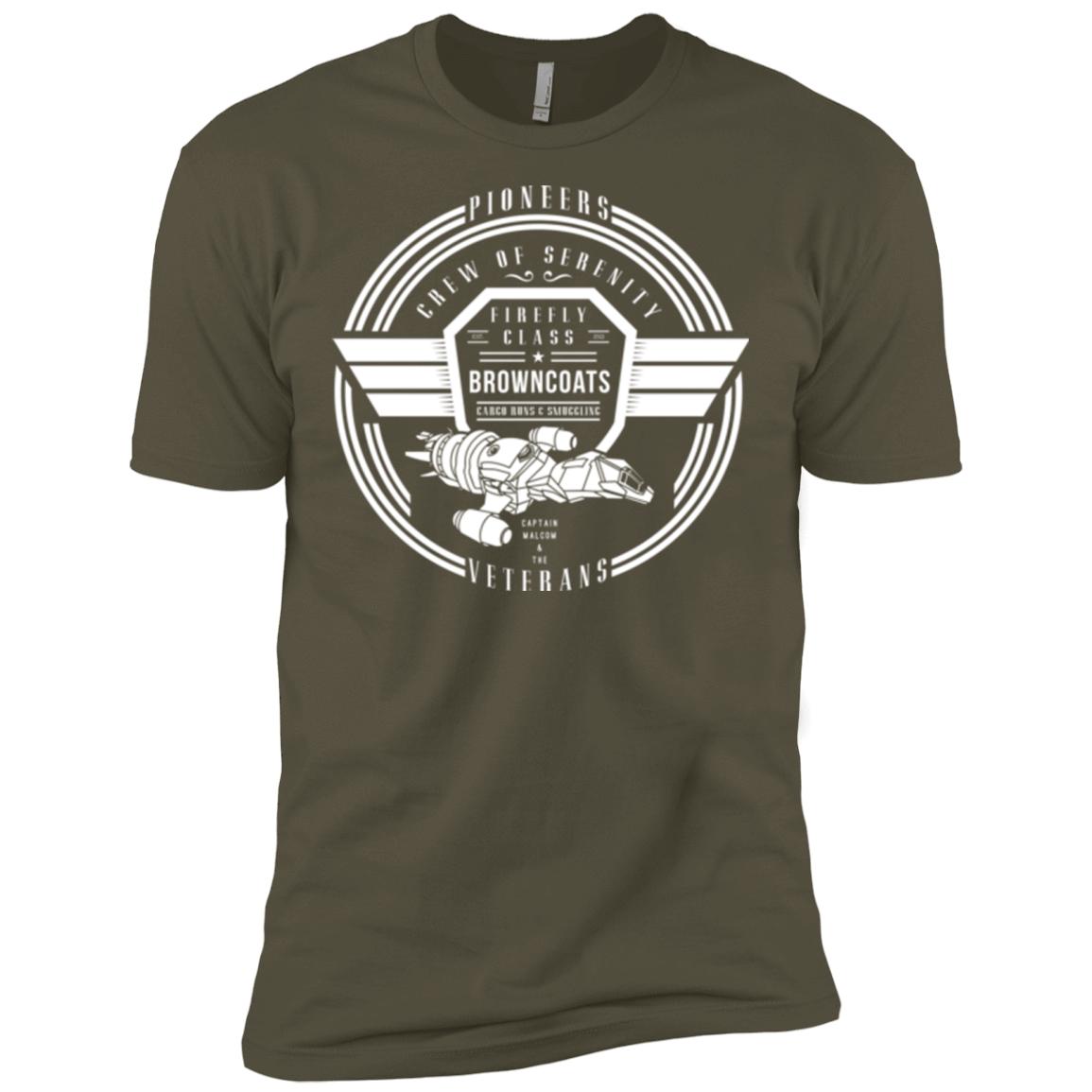 T-Shirts Military Green / X-Small Crew of Serenity Men's Premium T-Shirt