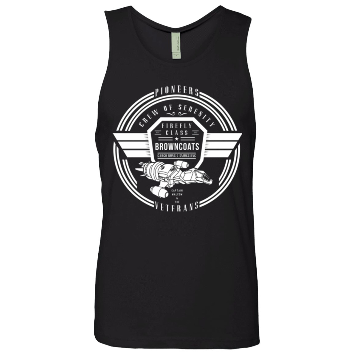 T-Shirts Black / Small Crew of Serenity Men's Premium Tank Top