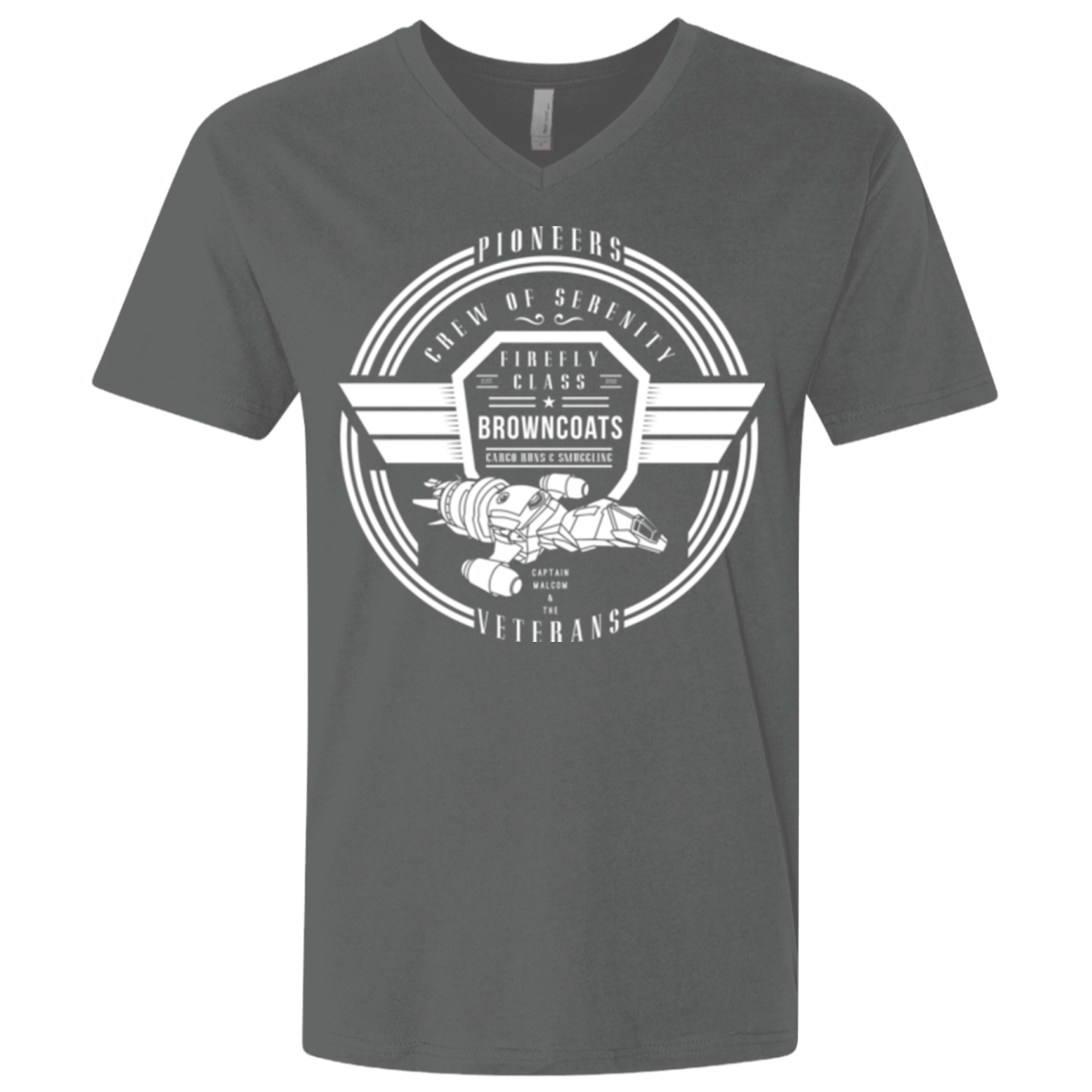 T-Shirts Heavy Metal / X-Small Crew of Serenity Men's Premium V-Neck