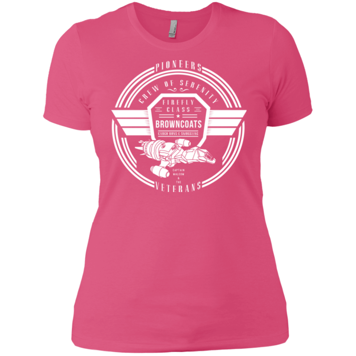 T-Shirts Hot Pink / X-Small Crew of Serenity Women's Premium T-Shirt