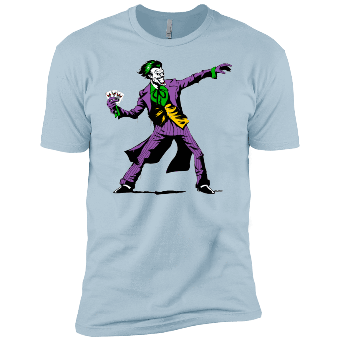 T-Shirts Light Blue / YXS Crime Clown Banksy Boys Premium T-Shirt