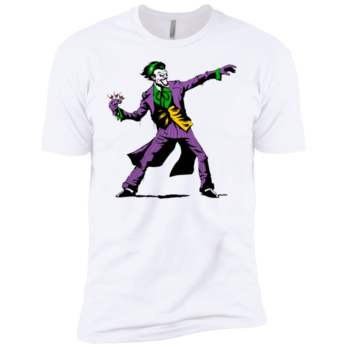 T-Shirts White / YXS Crime Clown Banksy Boys Premium T-Shirt