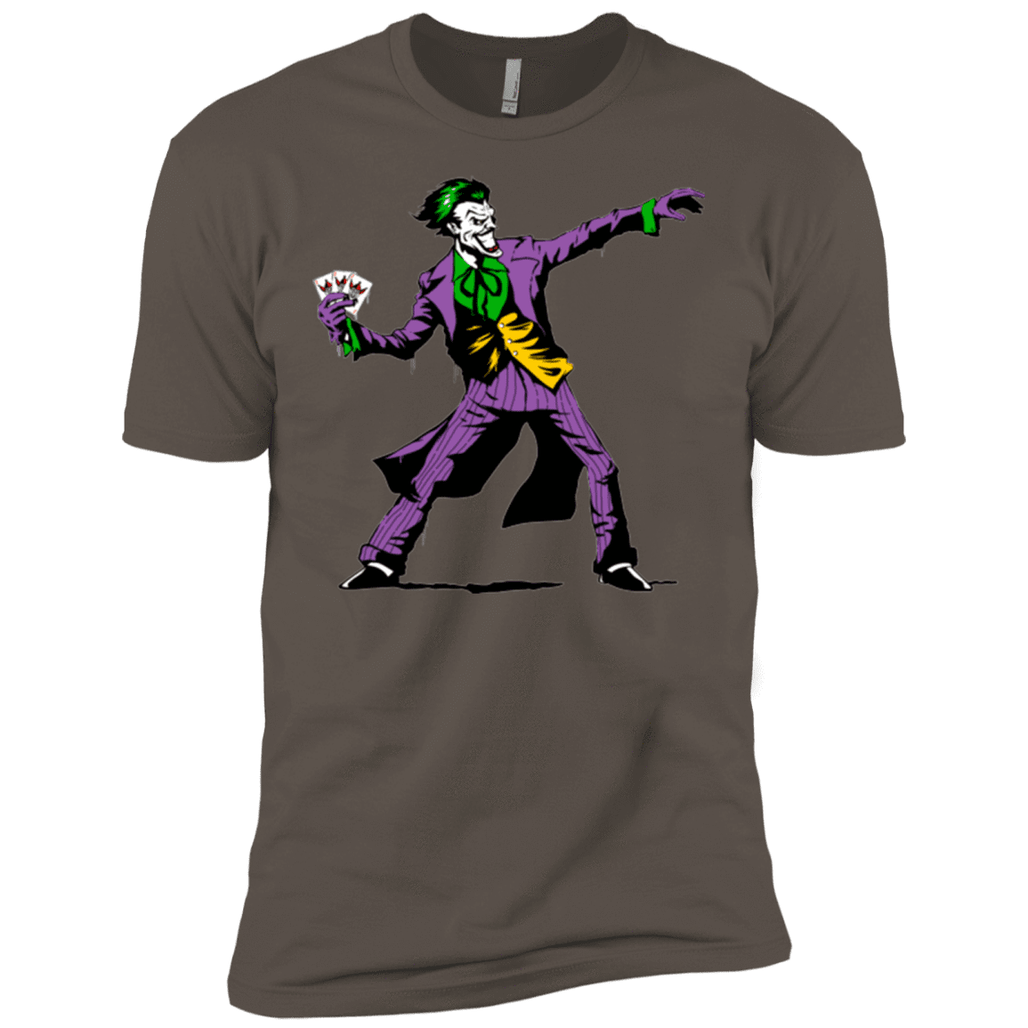 T-Shirts Warm Grey / X-Small Crime Clown Banksy Men's Premium T-Shirt