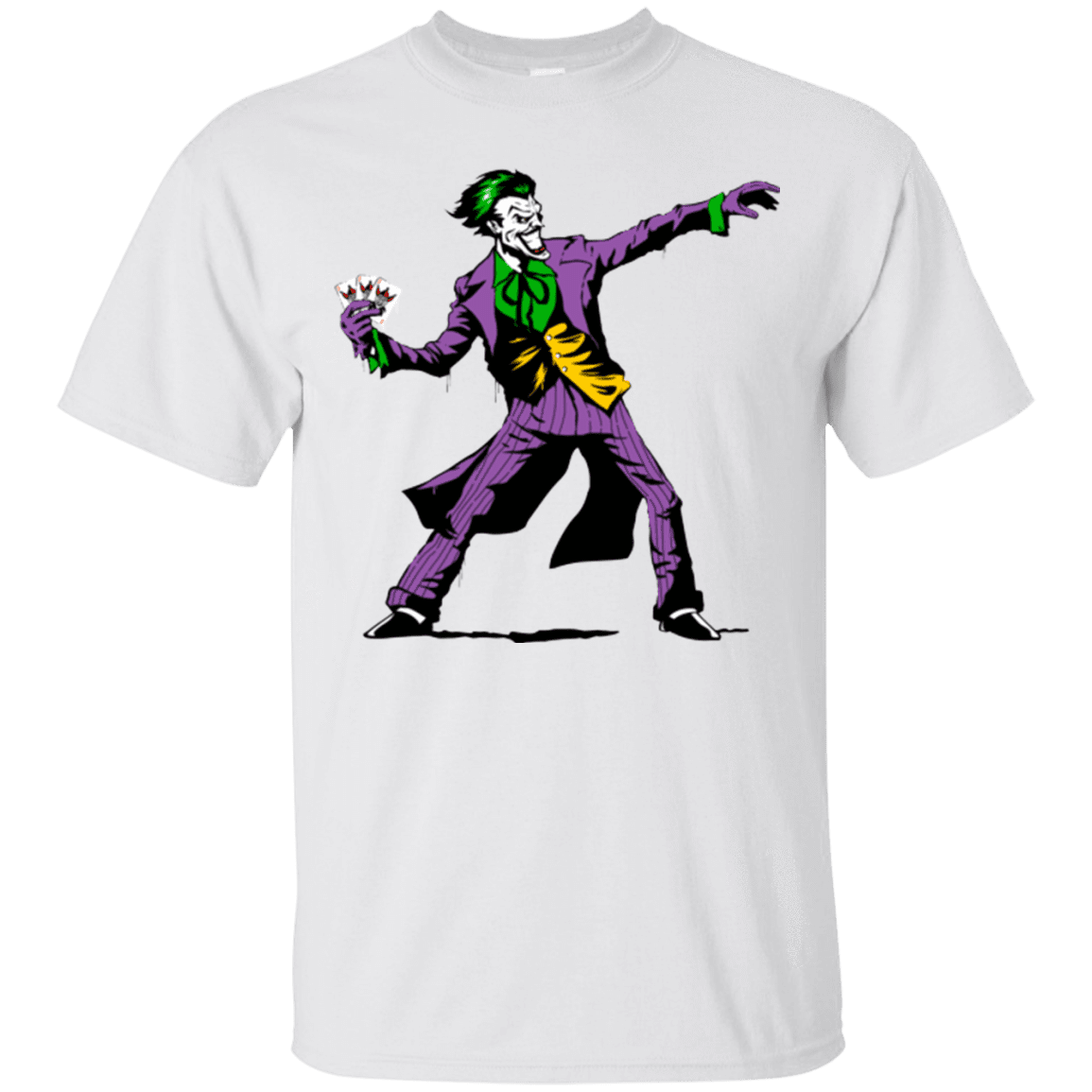 T-Shirts White / Small Crime Clown Banksy T-Shirt