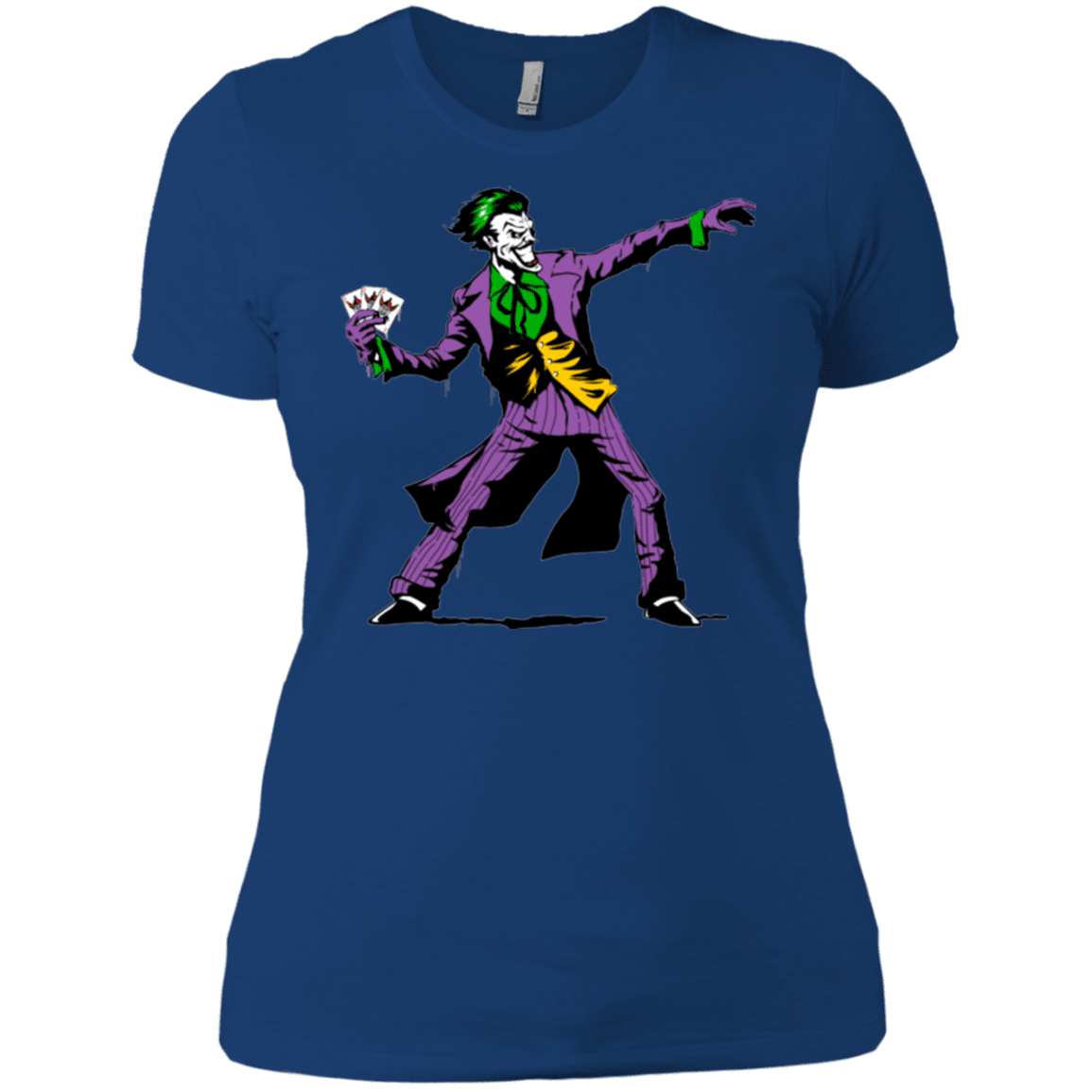 T-Shirts Royal / X-Small Crime Clown Banksy Women's Premium T-Shirt