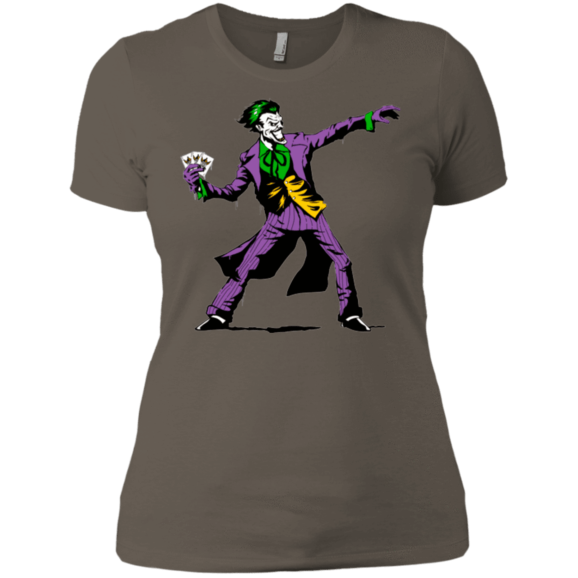 T-Shirts Warm Grey / X-Small Crime Clown Banksy Women's Premium T-Shirt