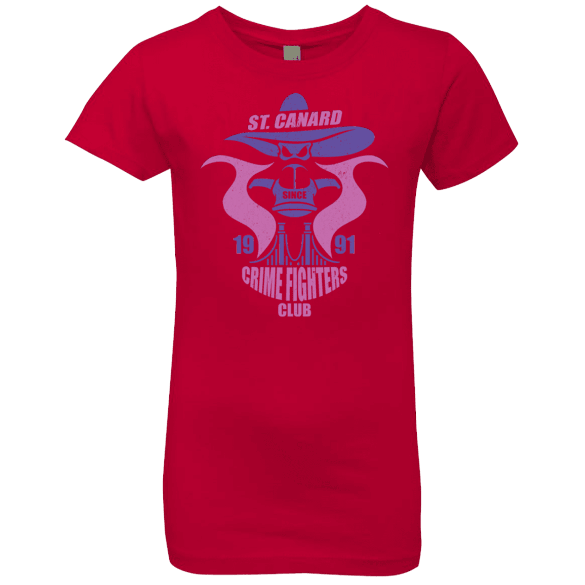 T-Shirts Red / YXS Crime Fighters Club Girls Premium T-Shirt