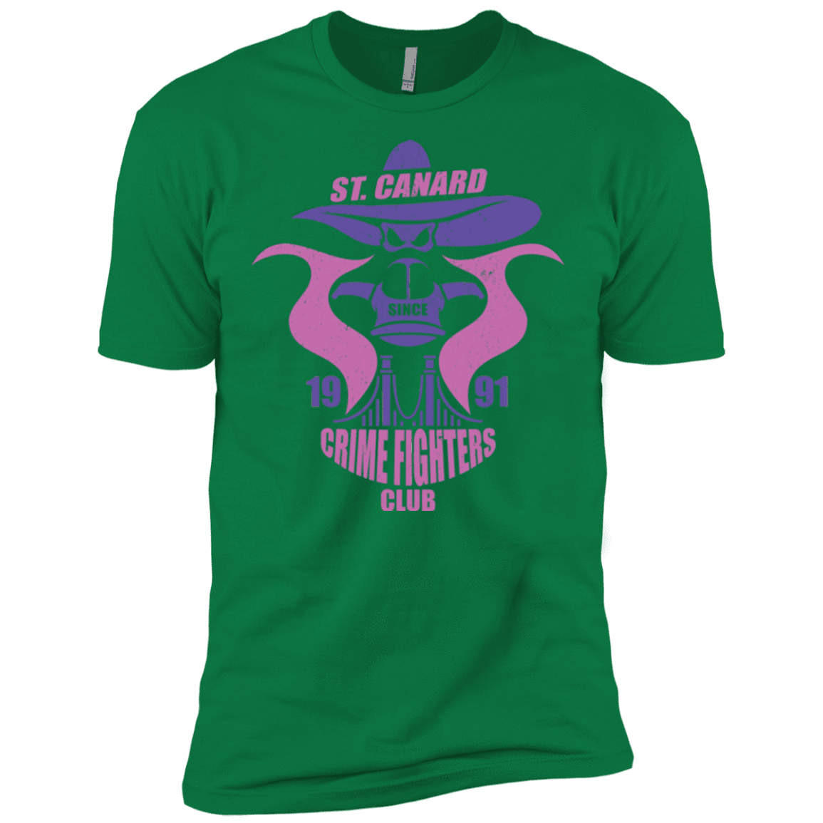 T-Shirts Kelly Green / X-Small Crime Fighters Club Men's Premium T-Shirt
