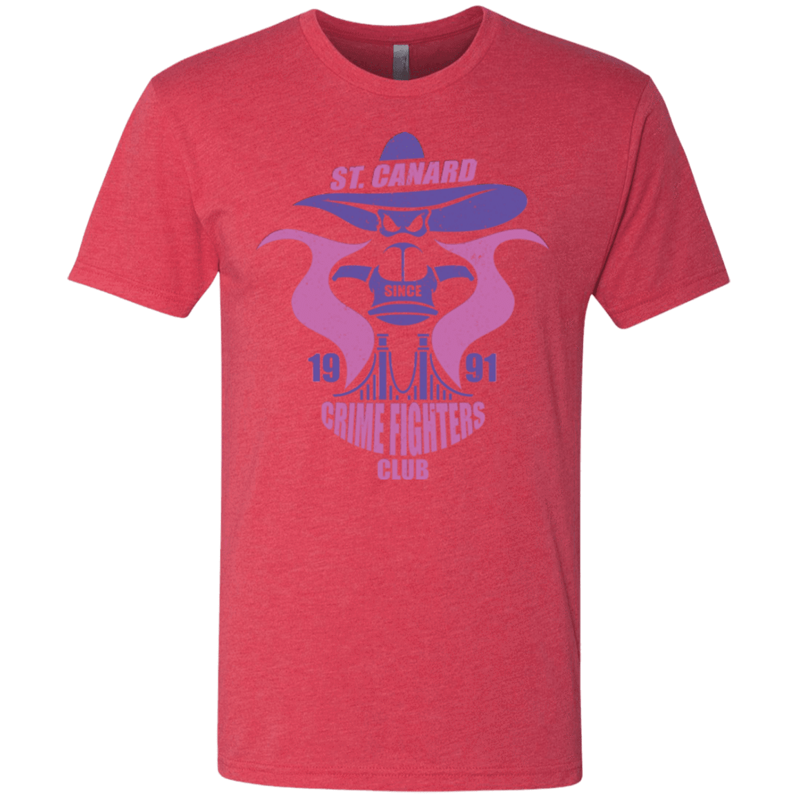 T-Shirts Vintage Red / Small Crime Fighters Club Men's Triblend T-Shirt