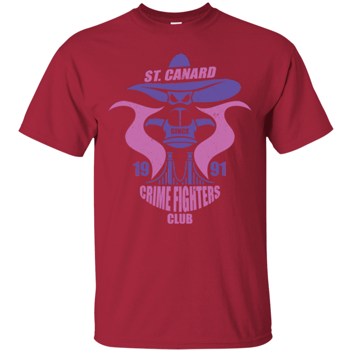 T-Shirts Cardinal / Small Crime Fighters Club T-Shirt