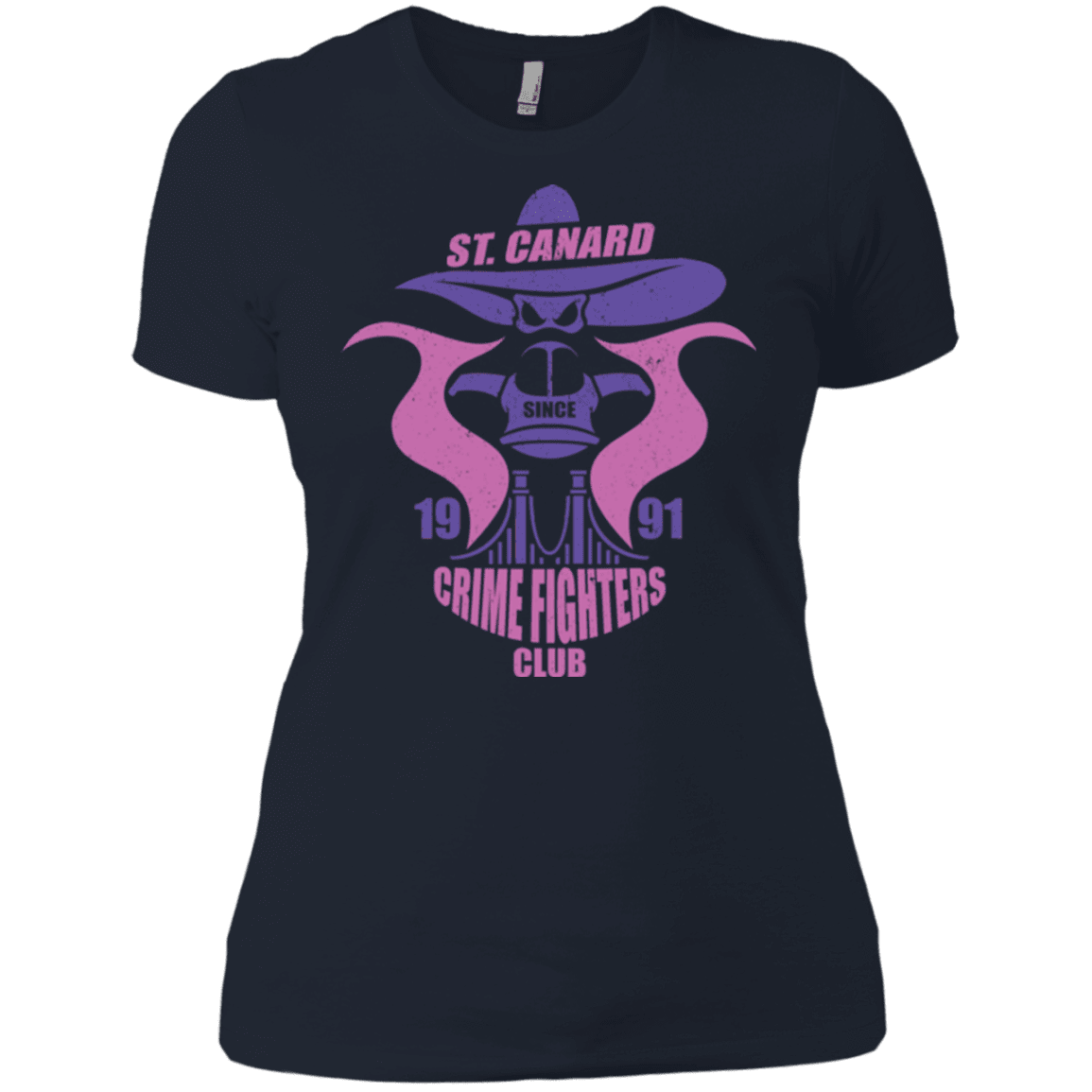 T-Shirts Midnight Navy / X-Small Crime Fighters Club Women's Premium T-Shirt