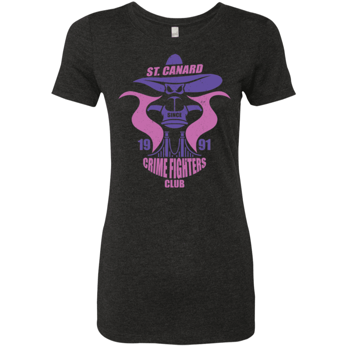 T-Shirts Vintage Black / Small Crime Fighters Club Women's Triblend T-Shirt