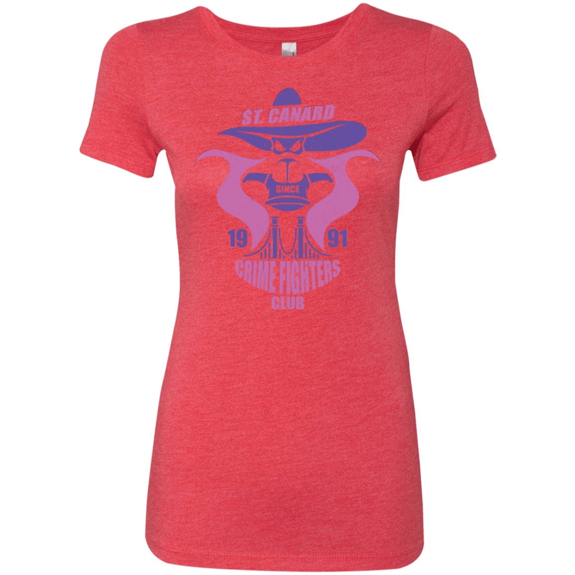 T-Shirts Vintage Red / Small Crime Fighters Club Women's Triblend T-Shirt