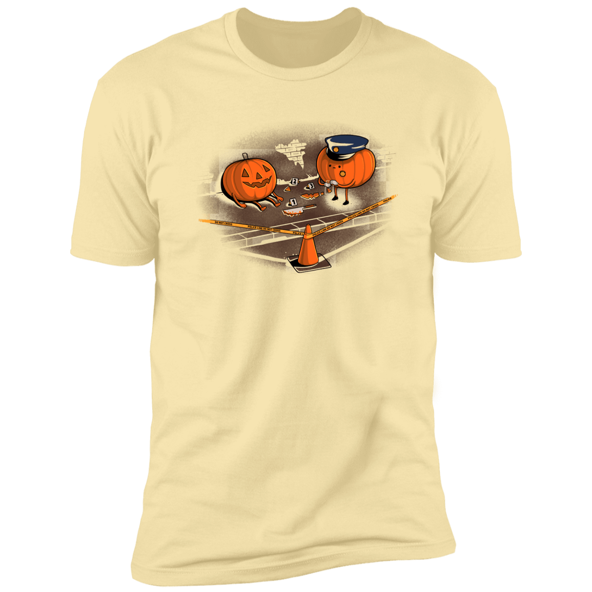 T-Shirts Banana Cream / S Crime Scene Men's Premium T-Shirt