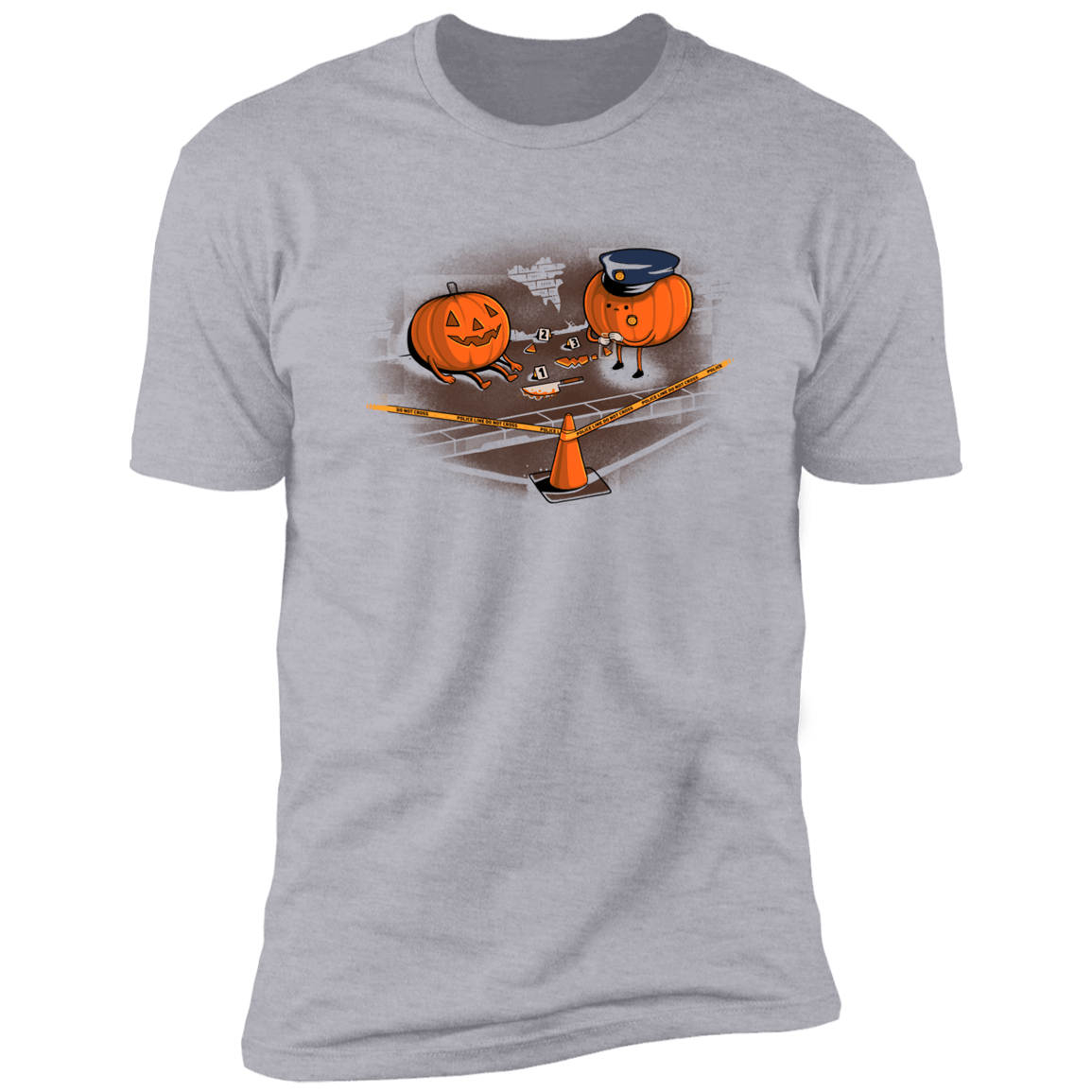 T-Shirts Heather Grey / S Crime Scene Men's Premium T-Shirt