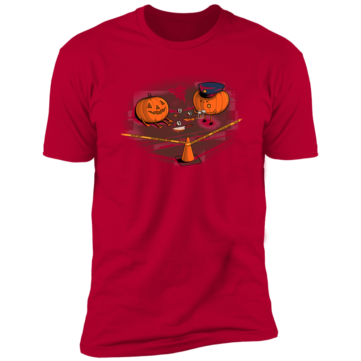 T-Shirts Red / S Crime Scene Men's Premium T-Shirt