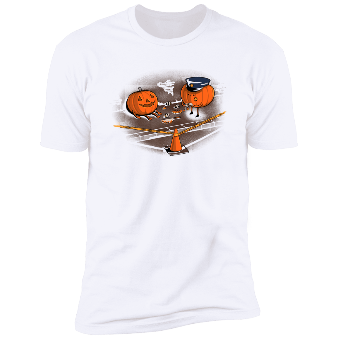 T-Shirts White / S Crime Scene Men's Premium T-Shirt