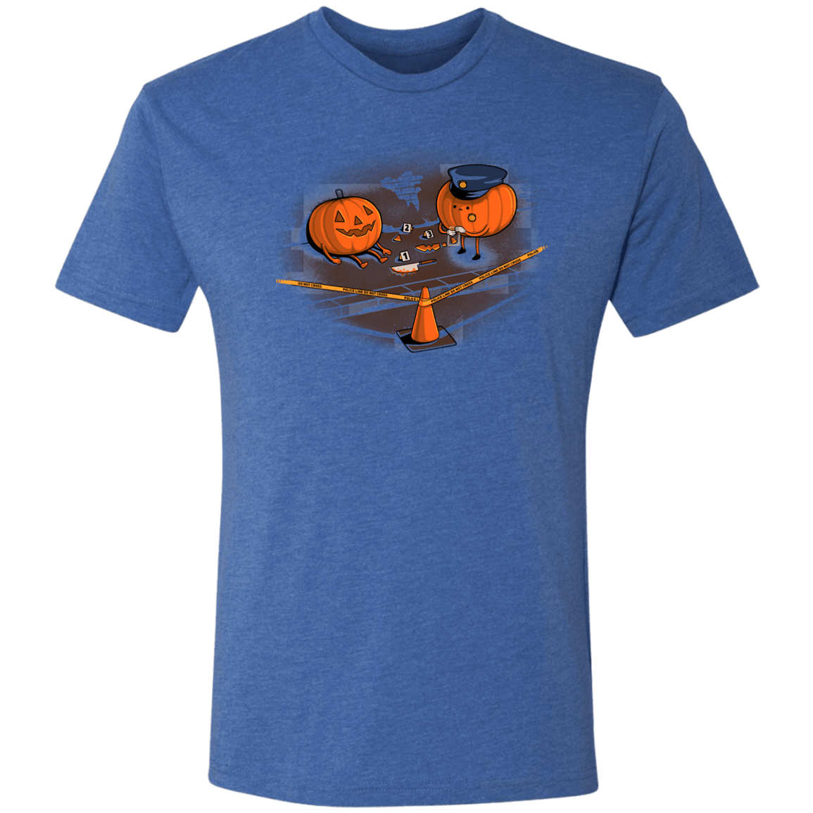 T-Shirts Vintage Royal / S Crime Scene Men's Triblend T-Shirt