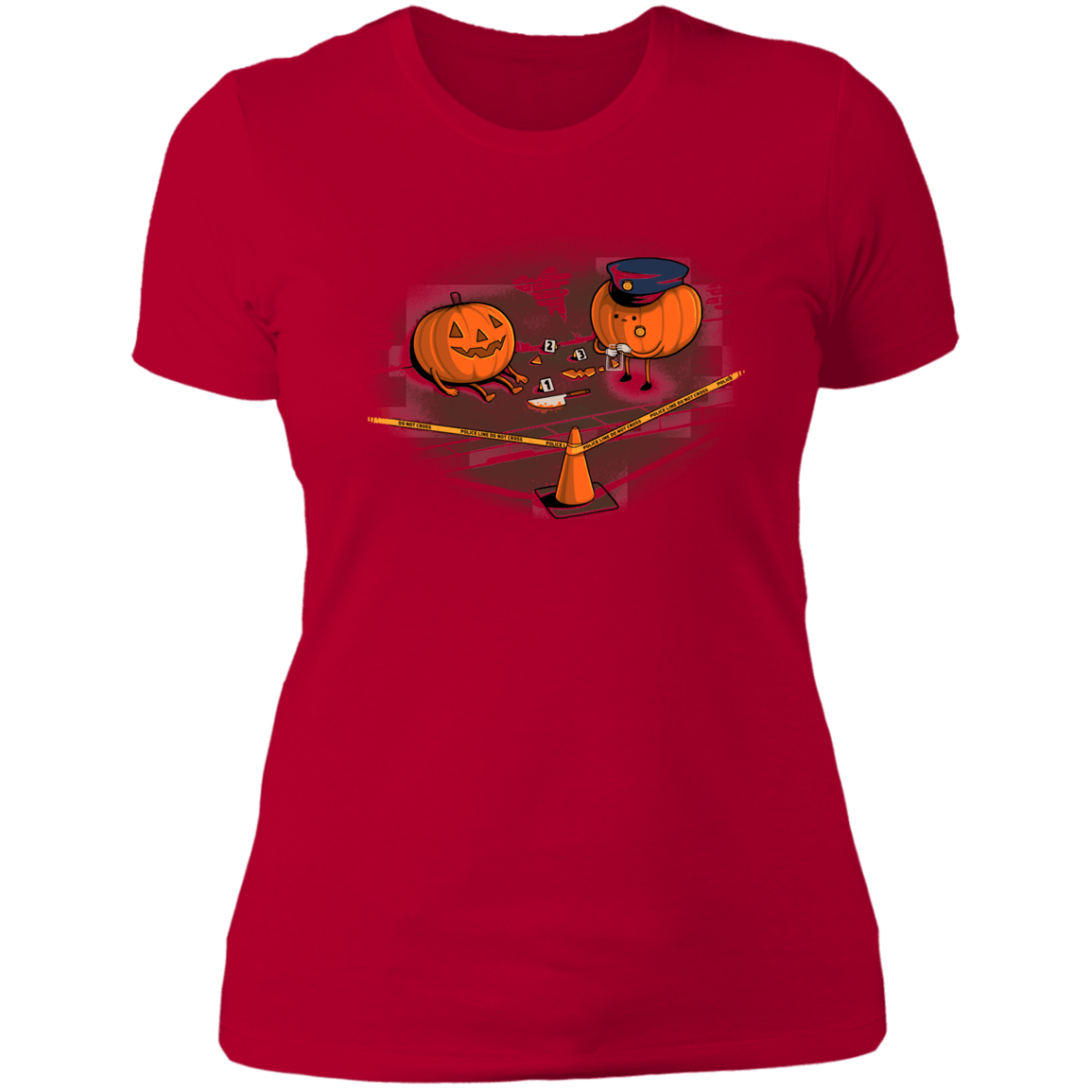 T-Shirts Red / S Crime Scene Women's Premium T-Shirt