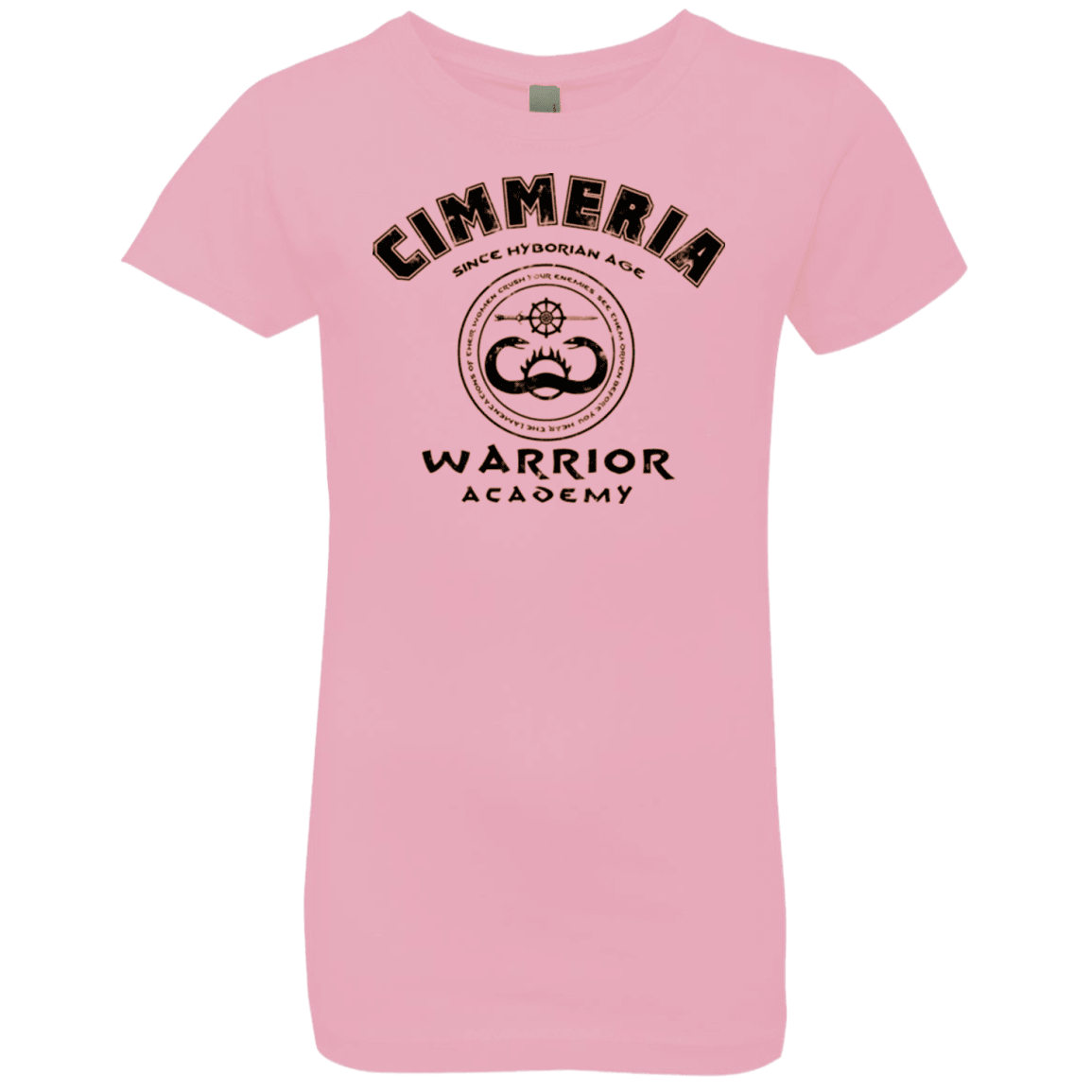 T-Shirts Light Pink / YXS Crimmeria Warrior academy Girls Premium T-Shirt