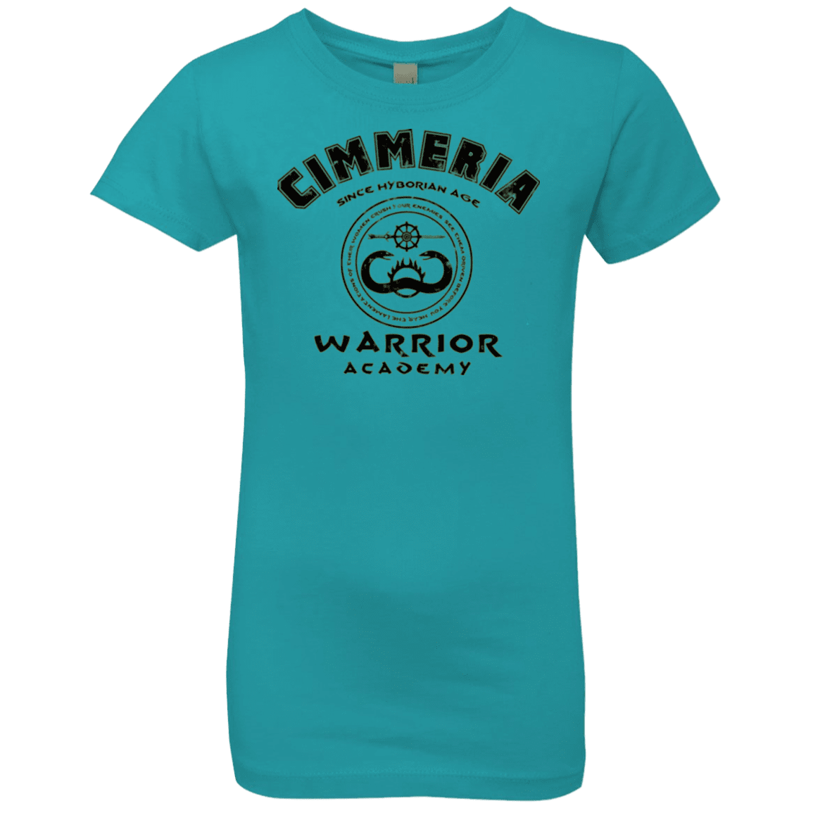 T-Shirts Tahiti Blue / YXS Crimmeria Warrior academy Girls Premium T-Shirt