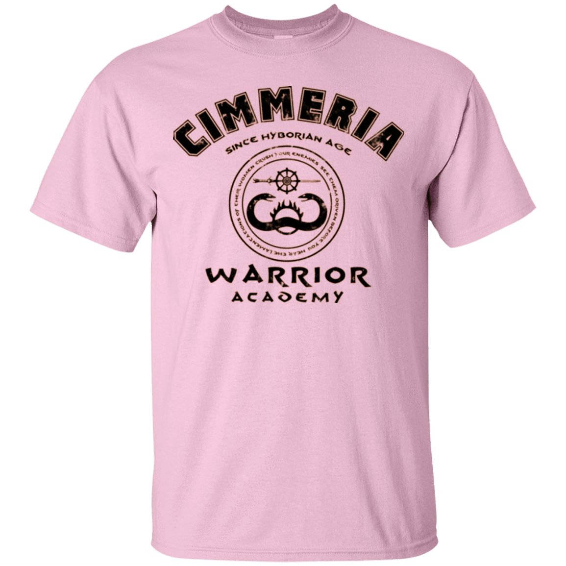T-Shirts Light Pink / Small Crimmeria Warrior academy T-Shirt