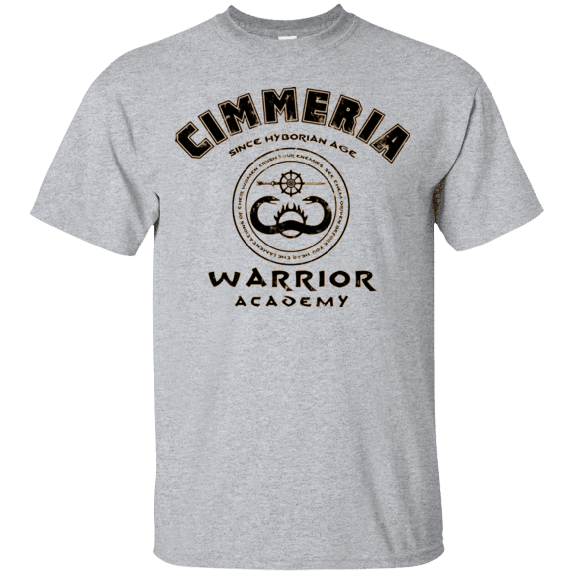 T-Shirts Sport Grey / Small Crimmeria Warrior academy T-Shirt