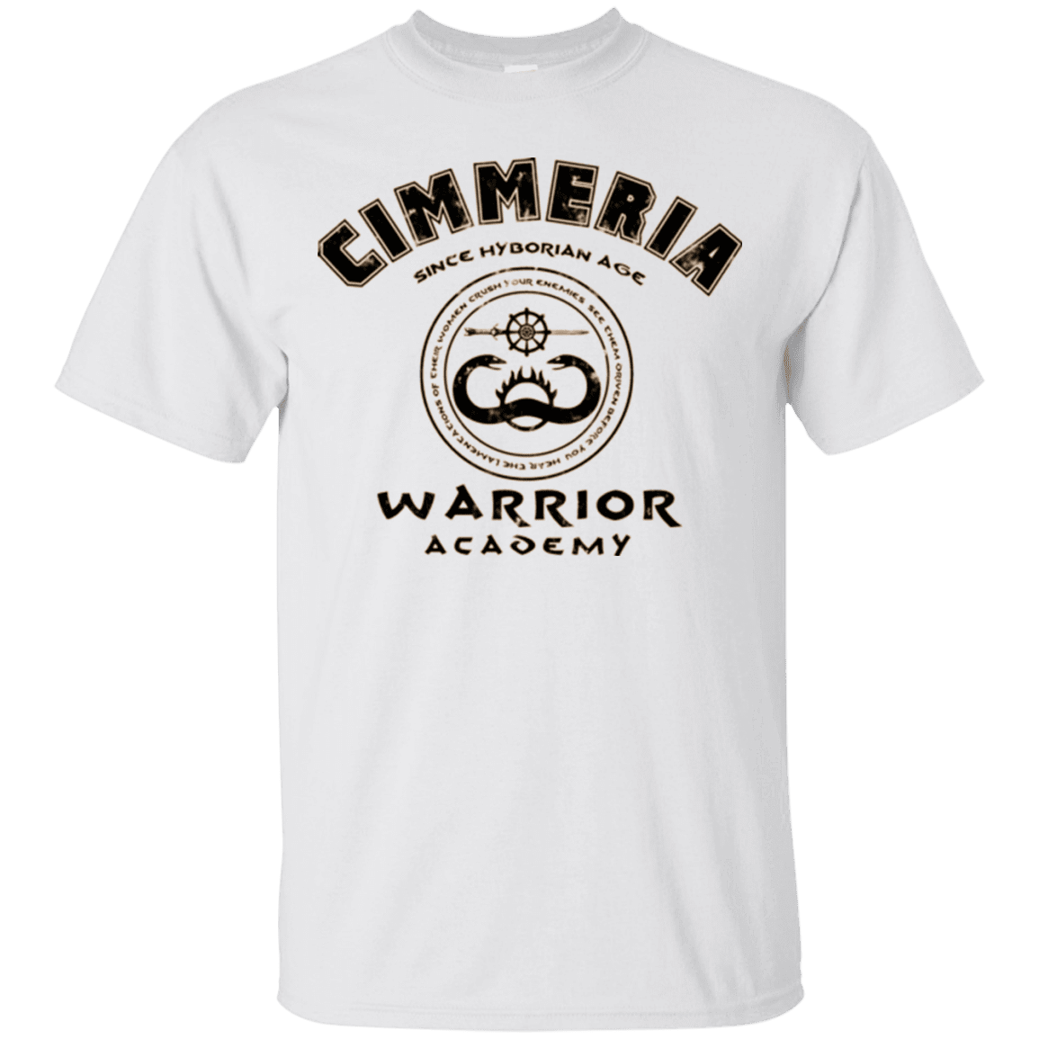 T-Shirts White / Small Crimmeria Warrior academy T-Shirt