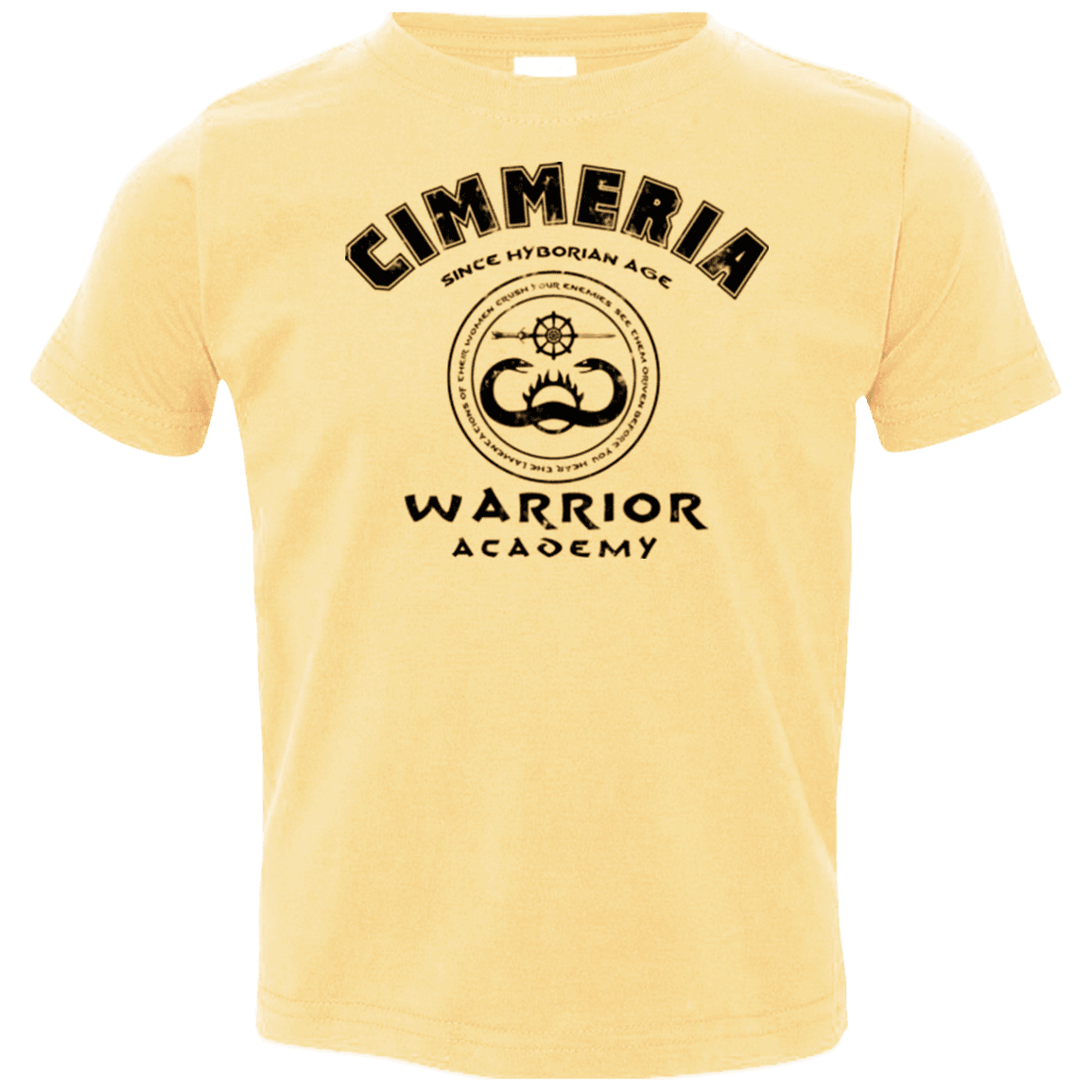 T-Shirts Butter / 2T Crimmeria Warrior academy Toddler Premium T-Shirt