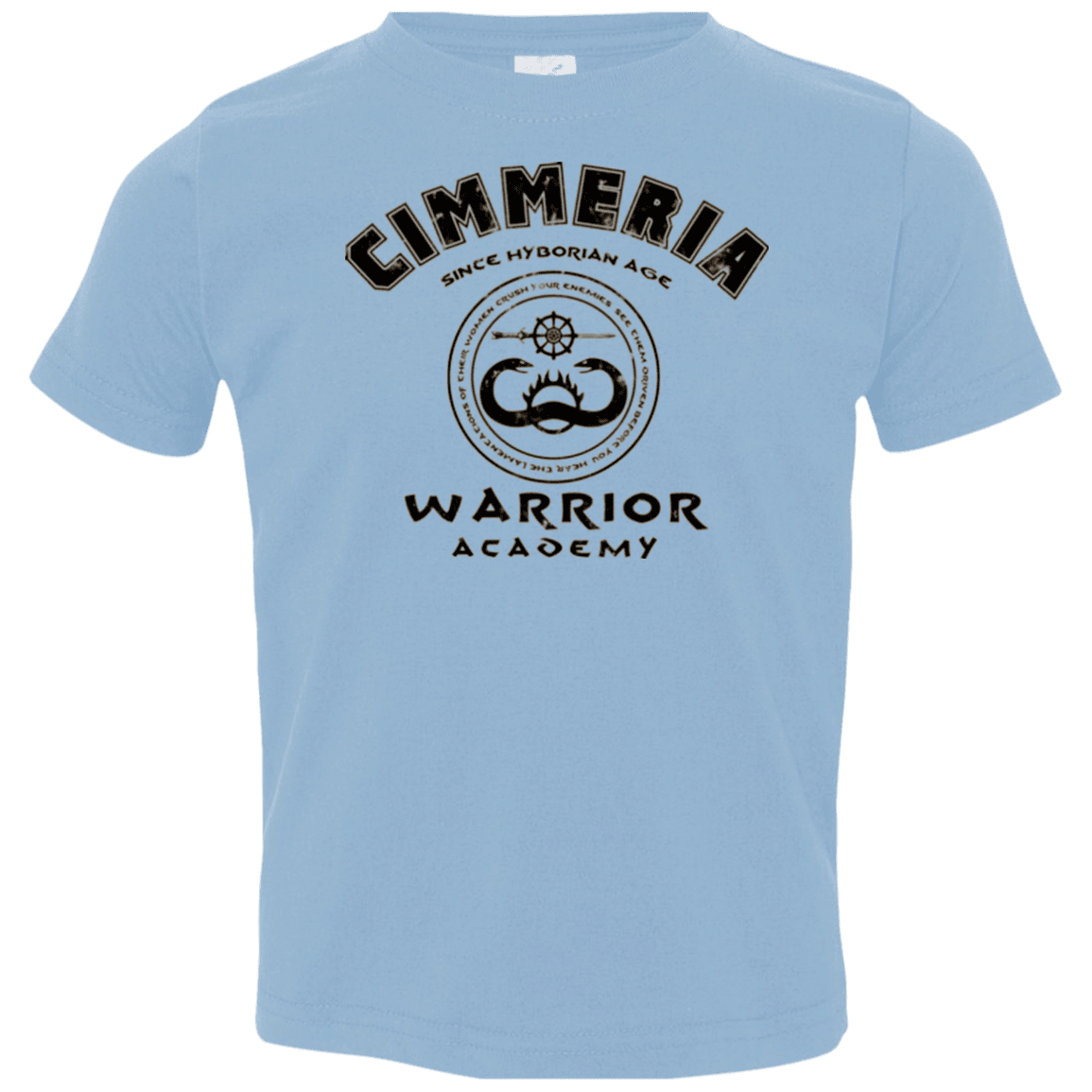 T-Shirts Light Blue / 2T Crimmeria Warrior academy Toddler Premium T-Shirt