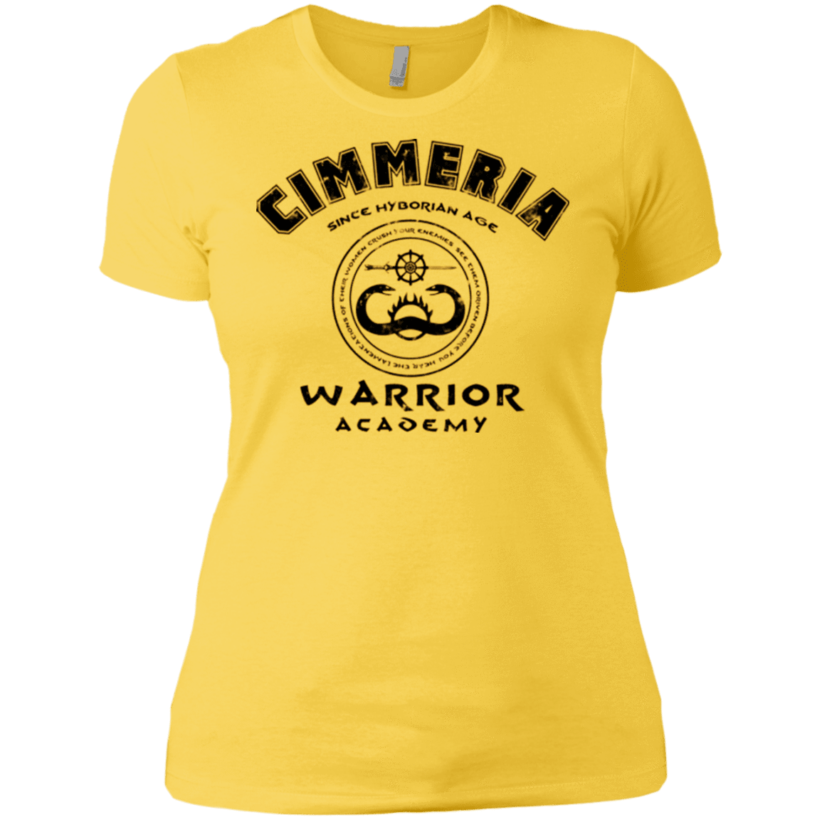 T-Shirts Vibrant Yellow / X-Small Crimmeria Warrior academy Women's Premium T-Shirt