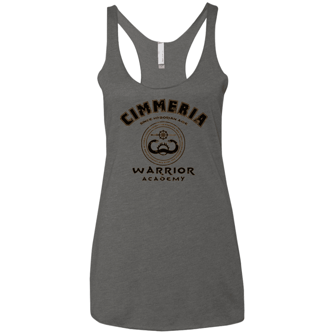 T-Shirts Premium Heather / X-Small Crimmeria Warrior academy Women's Triblend Racerback Tank