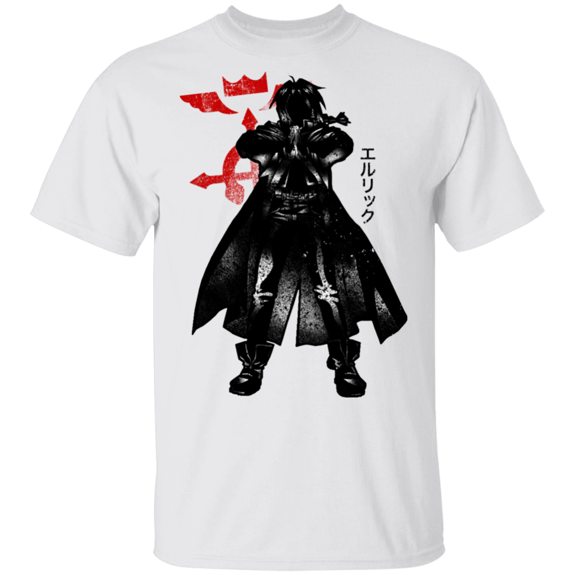 T-Shirts White / S Crimson Edward Elric T-Shirt
