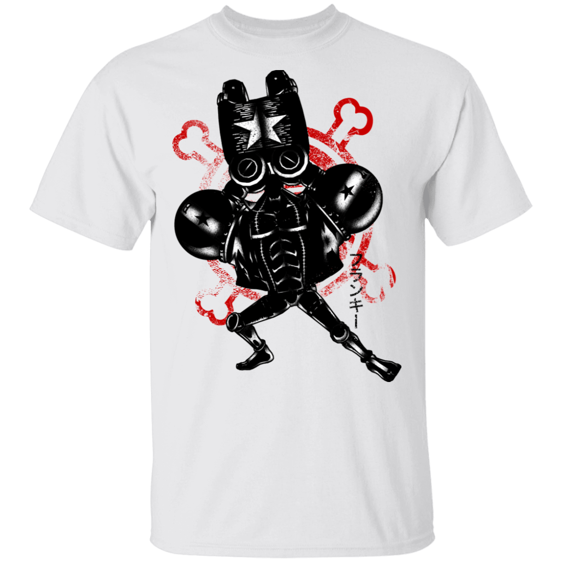 T-Shirts White / S Crimson Franky T-Shirt