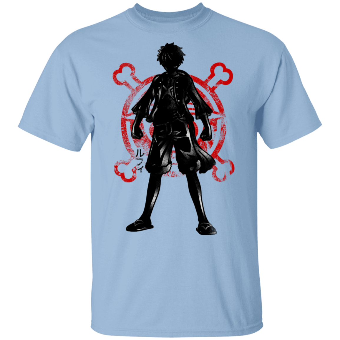 T-Shirts Light Blue / S Crimson Luffy T-Shirt