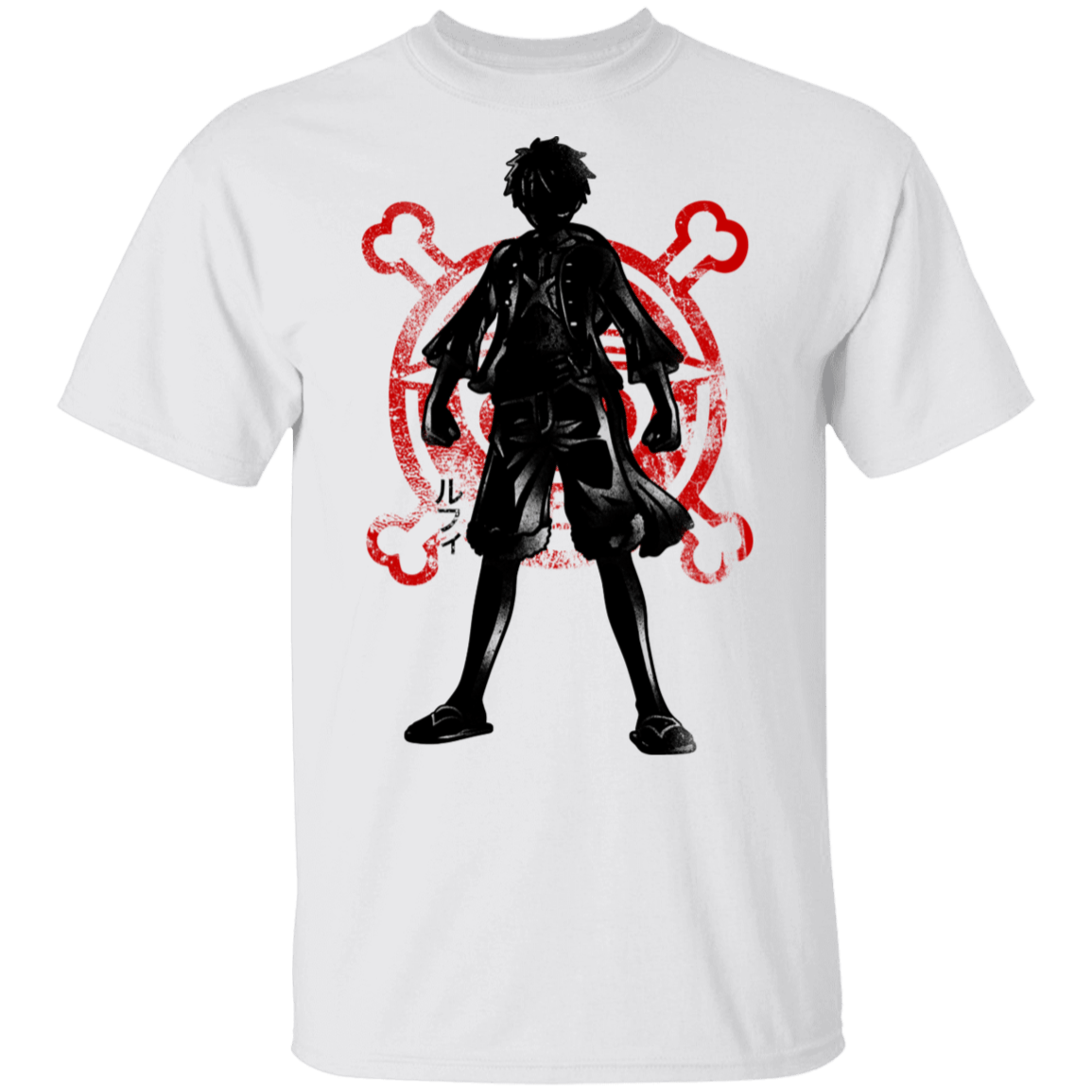 T-Shirts White / S Crimson Luffy T-Shirt