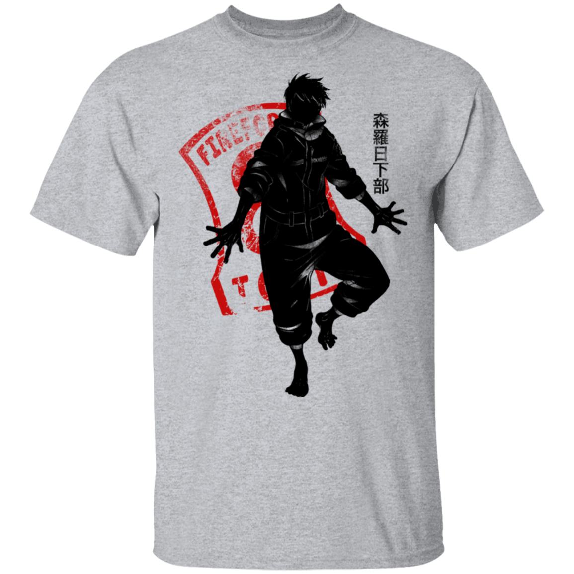 T-Shirts Sport Grey / S Crimson Shinra Kusakabe T-Shirt