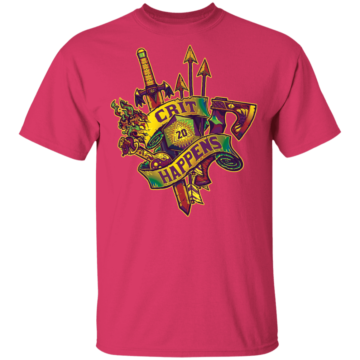 T-Shirts Heliconia / S Crit Happens T-Shirt