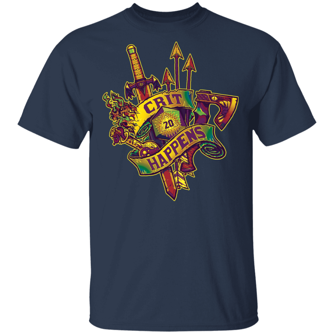 T-Shirts Navy / S Crit Happens T-Shirt