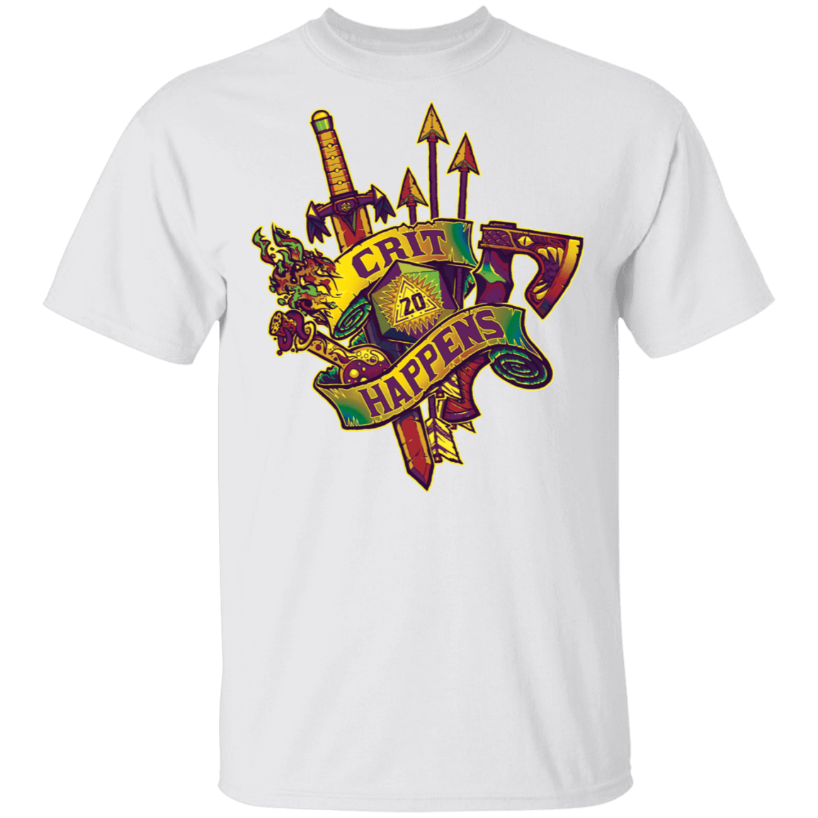 T-Shirts White / S Crit Happens T-Shirt