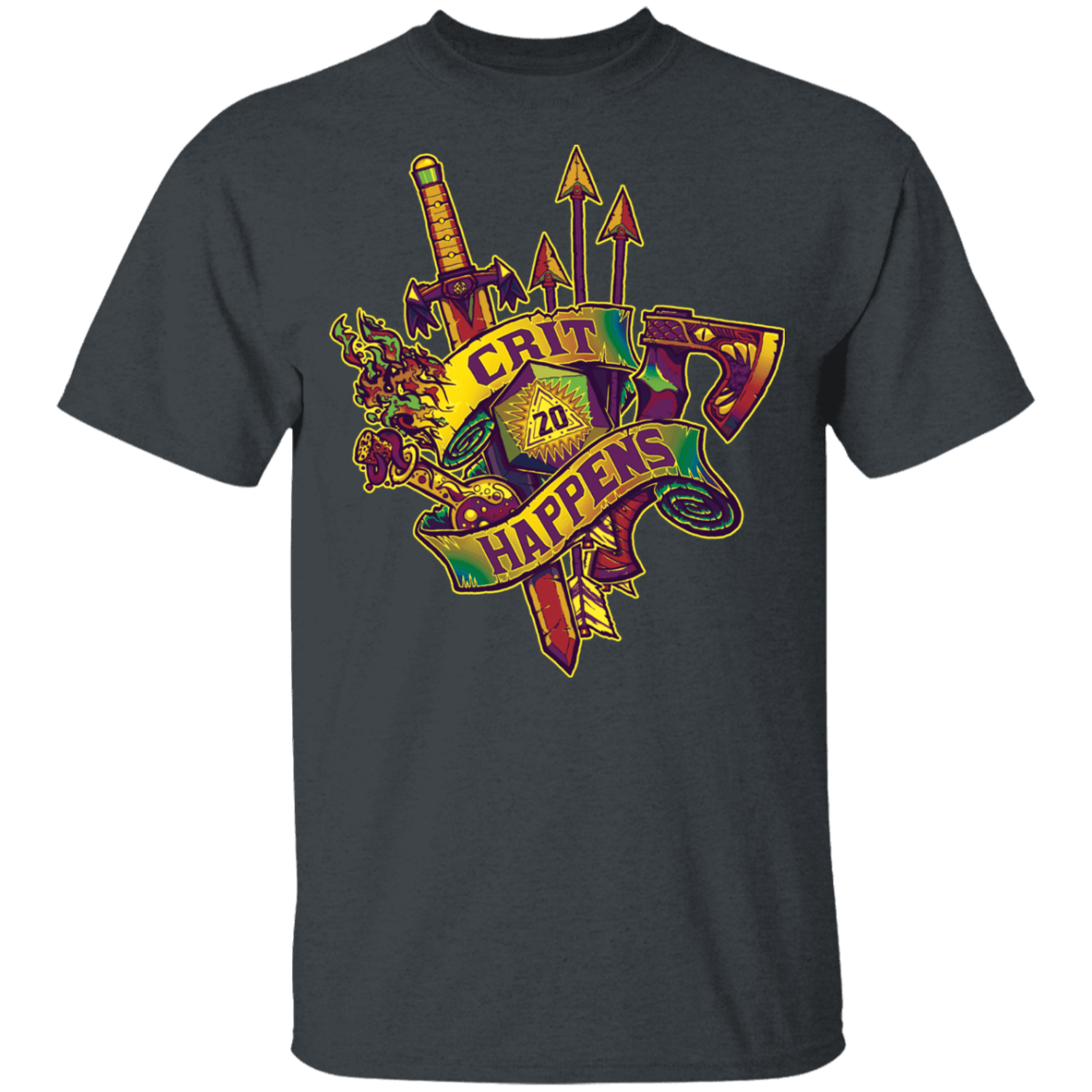 T-Shirts Dark Heather / YXS Crit Happens Youth T-Shirt